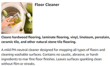 Load image into Gallery viewer, STEARNS Floor Cleaner 10 Refills Packets Non-Toxic and Eco-friendly Add 1 Refill with 4 Gallons of Water for Damp Mopping.