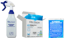 Load image into Gallery viewer, STEARNS Glass & Window Cleaner Bottle With 10 Refills Packets Non-Toxic and Eco-friendly