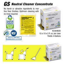 Load image into Gallery viewer, STEARNS Top 4 Refills: Extra Strength All-Purpose Cleaner / Restroom & Bowl Cleaner / Window Cleaner / Floor Cleaner (10 refills per box, receive 1 box of each)