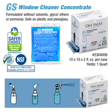 Load image into Gallery viewer, STEARNS Glass & Window Cleaner Refills Packets Non-Toxic and Eco-friendly