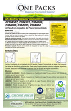 Load image into Gallery viewer, STEARNS Floor Cleaner 10 Refills Packets Non-Toxic and Eco-friendly Add 1 Refill with 4 Gallons of Water for Damp Mopping.