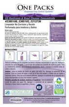 Load image into Gallery viewer, STEARNS Restroom & Bowl Cleaner Bottle With 10 Refills Packets Non-Toxic and Eco-friendly