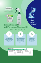 Load image into Gallery viewer, STEARNS All Purpose Cleaner & Degreaser 10 Refills Packets Non-Toxic and Eco-friendly