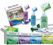 Load image into Gallery viewer, STEARNS Top 4 Refills: Extra Strength All-Purpose Cleaner / Restroom & Bowl Cleaner / Window Cleaner / Floor Cleaner (10 refills per box, receive 1 box of each)