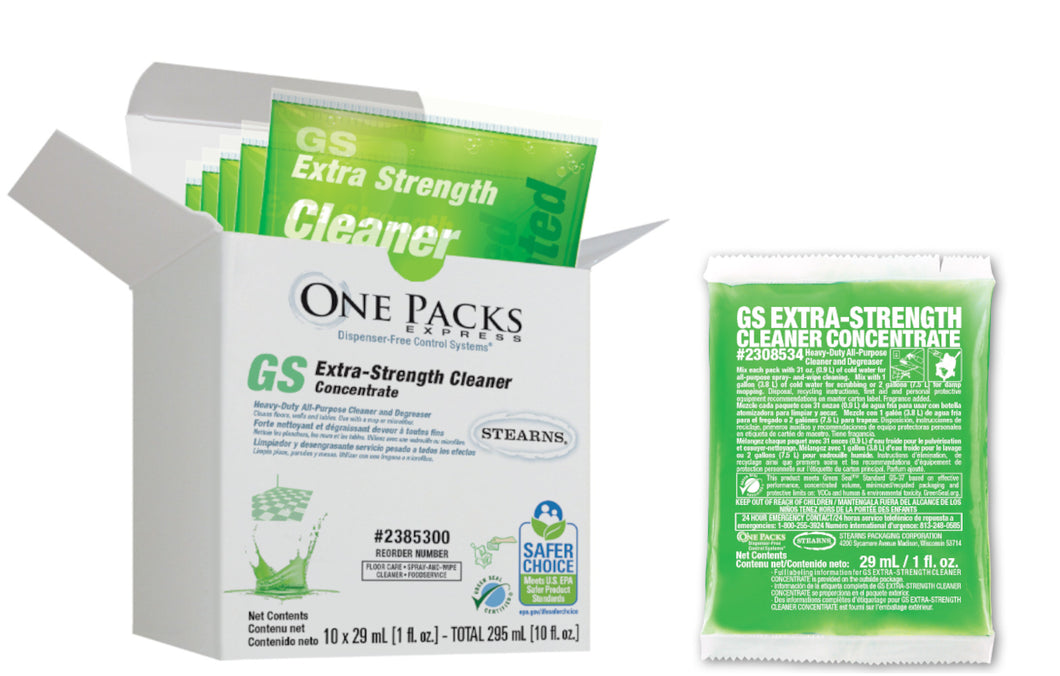 STEARNS All Purpose Cleaner & Degreaser 10 Refills Packets Non-Toxic and Eco-friendly