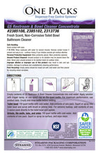 Load image into Gallery viewer, STEARNS Restroom &amp; Bowl Cleaner 10 Refills Packets Non-Toxic and Eco-friendly

