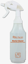 Load image into Gallery viewer, STEARNS Disinfectant Cleaner Bottle With 10 Refills Packets Antibacterial and Sanitizer
