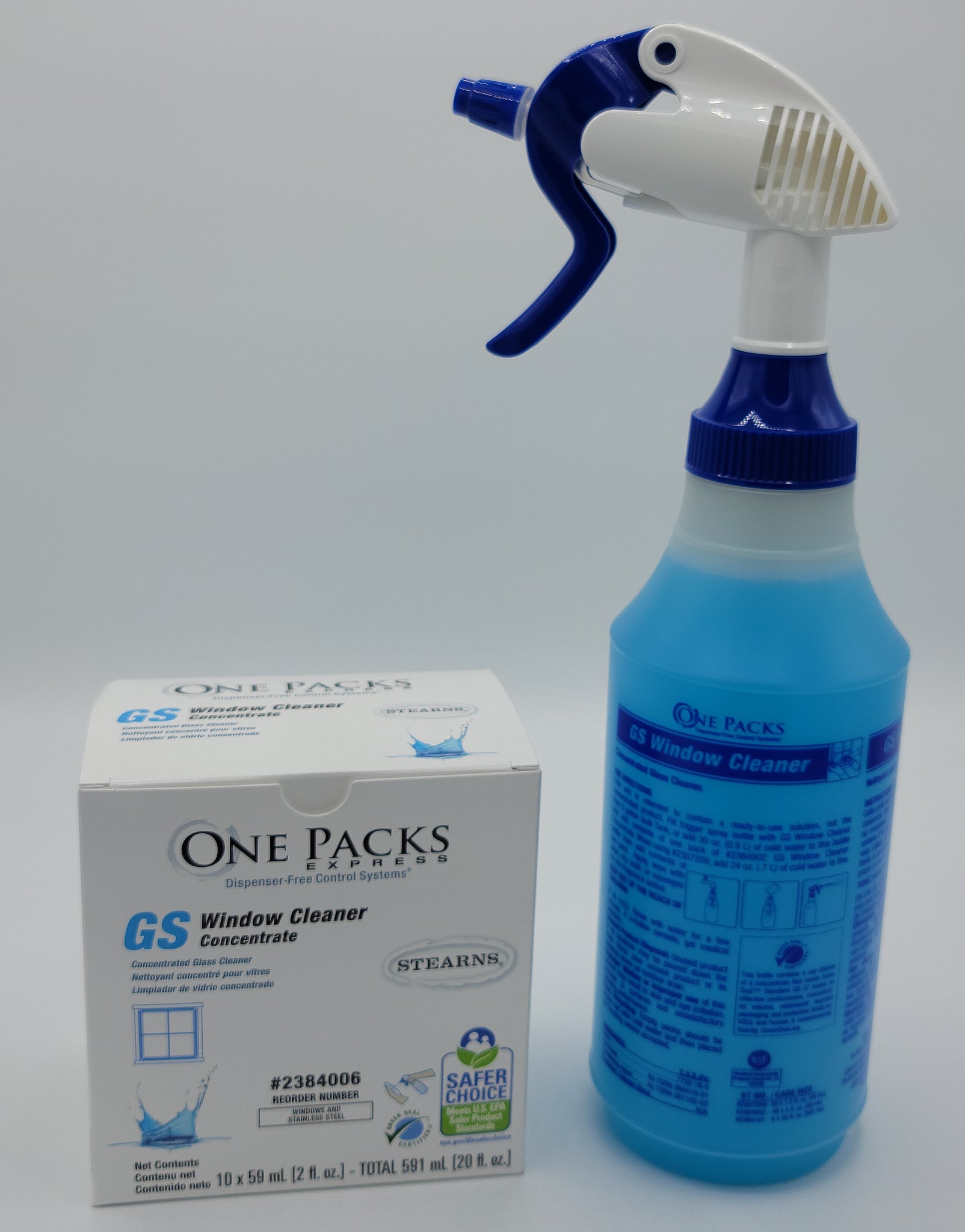 Stearns One Packs C-Clear Windshield Cleaner - (144) 1 fl. oz. Packets
